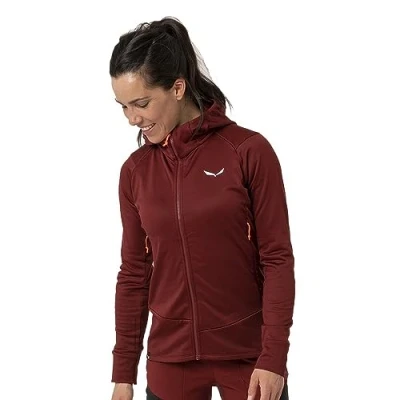 Image of SALEWA Puez Pl W Hd Jacket, Syrah, L, FEMALE