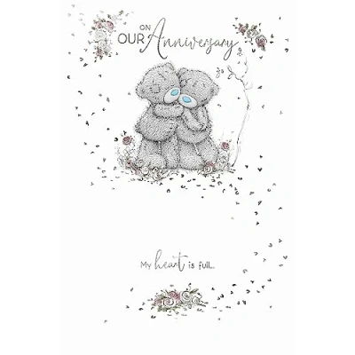Image of Me To You Tatty Teddy Bear On Our Anniversary Card