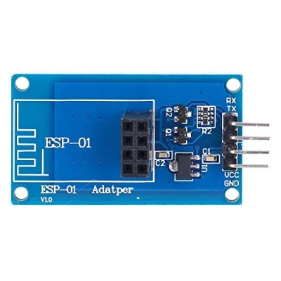 Image of 2Pcs ESP8266 Wifi Wireless Adapter Module 3.3V 5V ESP 01 Transparent Pass through
