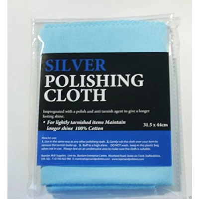 Image of SILVER IMPREGNATED POLISHING CLOTH Large 31.5 x 44cm
