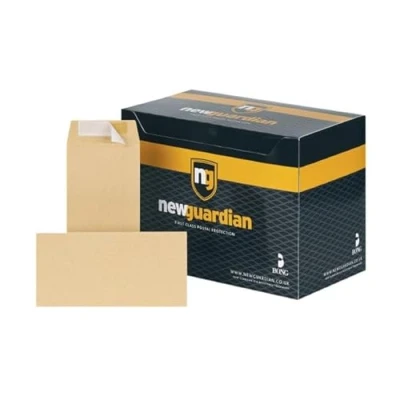 Image of New Guardian Envelope 381x254mm Peel/Seal Manilla (Pack of 125) E23513+ Finchley Pen Free
