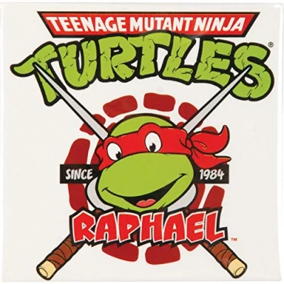 Image of Teenage Mutant Ninja Turtles TMNT Raphael Rafael Fridge Magnet