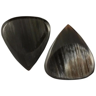 Image of Jazz Tones Fat Black Horn Individual Plectrum, JAZF BLKH 1