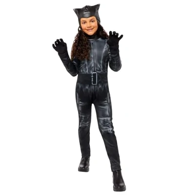 Image of (PKT) (9913375) Child Girls Catwoman Movie Costume (4 6yr)