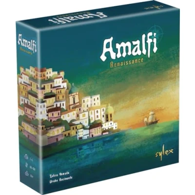 Image of Asmodee Sylex Amalfi: Renaissance Board Games Placement Management for Ages 14+ 1 to 4 Players French Version
