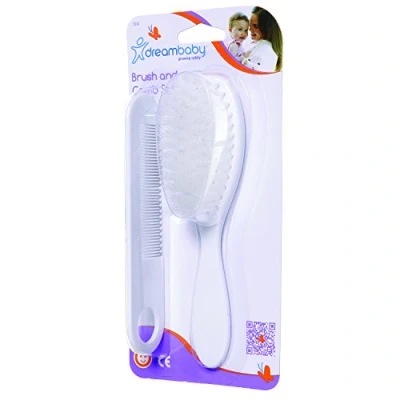 Image of Dreambaby Brush and Comb Set, White