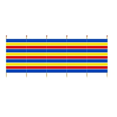 Image of Yello 6 Pole Tall Windbreak, Beach Shelter, 1.5m
