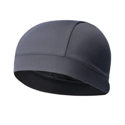 Image of WINOMO Skull Cap Quick Dry Sports Sweat Beanie High Elasticity Cycling Caps Headband Sweatband for Man Woman 1Pcs(Dark Gray)