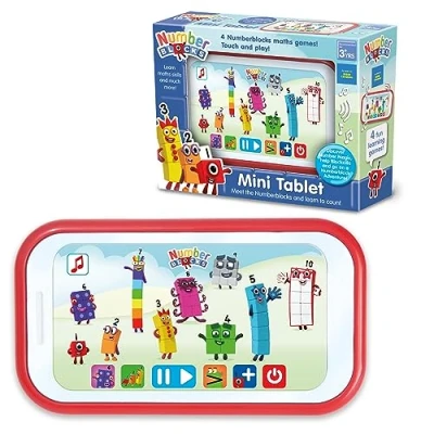 Image of Numberblocks Mini Tablet Toy Count With Number Blocks and Learn Basic Maths Skills Perfect for Interactive Play &amp; Child Development, Features 4 Fun Activities, Fully Portable, 3+ Years