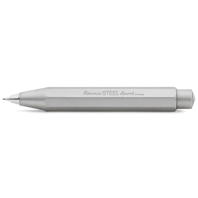 Image of Kaweco Steel SPORT Mechanical Pencil 0.7mm HB I Stainless Lead in Classic Design 10,5 cm Refillable
