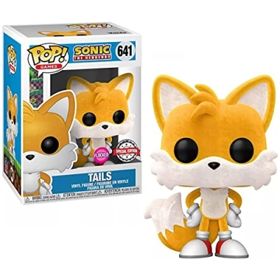 Image of Funko Pop! Games: Sonic The Hedgehog Tails (Flocked, Special Edition)