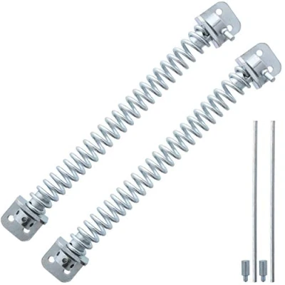 Image of 2X Zinc Automatic Closing Garden Gate Spring Closers 10&quot; (250mm) Swing Fence Replace