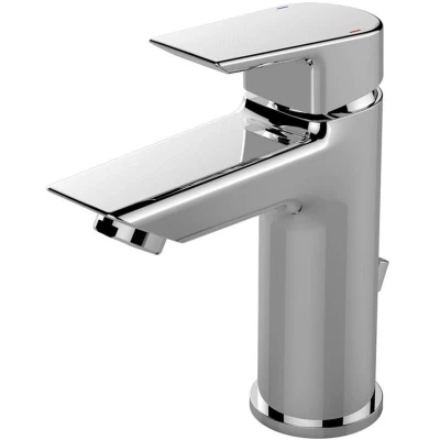 Image of Tesi Basin Mixer Tap with Pop Up Waste Chrome Ideal Standard