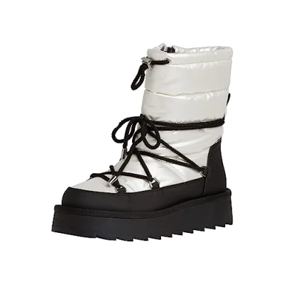 Image of Tamaris Women&#039;s 1 26836 41 Fashion Boot, Black White, 4.5 UK
