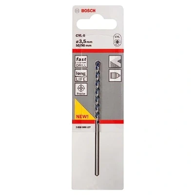 Image of Bosch Professional 1x CYL 5 Concrete Drill Bit (for Concrete, Ø 3,5 x 90 mm, Robust Line, Accessories for Impact Drills)