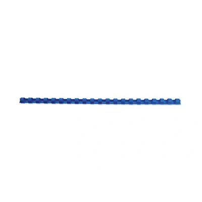 Image of GBC CombBind Binding Combs, 6 mm, 25 Sheet Capacity, A4, 21 Ring, Blue, Pack of 100, 4028233