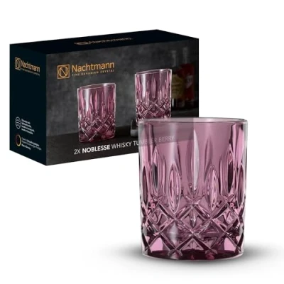Image of Nachtmann Noblesse Whisky Tumbler Berry Set Of 2