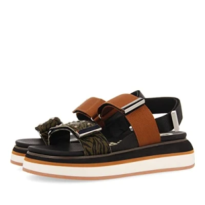 Image of Gioseppo Women&#039;s Minneola Low Top Sneakers, Black, 5.5 UK