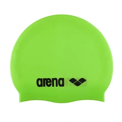 Image of arena Classic Silicone Unisex Swimming Cap, Cap Women and Men, with Reinforced Edge, Soft Resistant