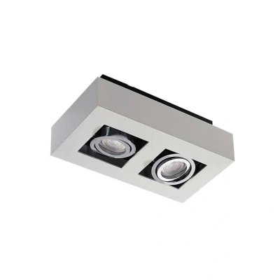 Image of Arcchio spotlight Vince, 25 cm, 2 bulb, white/chrome, GU10