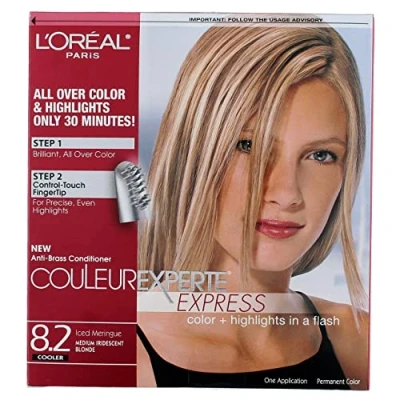 Image of L&#039;Oreal Paris Couleur Experte Color + Highlights in a Flash, Medium Iridescent Blonde Ice