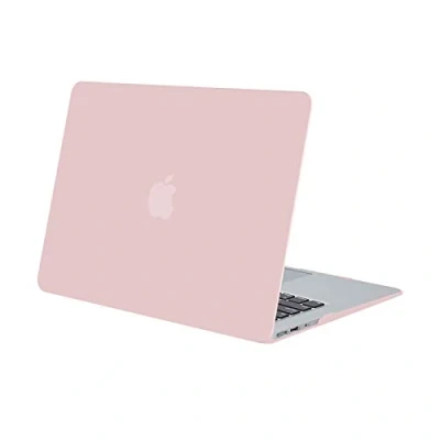 Image of MOSISO Ultra Slim Plastic Hard Shell Snap On Case Cover Compatible with MacBook Air 11 Inch (A1370 &amp; A1465), Rose quartz