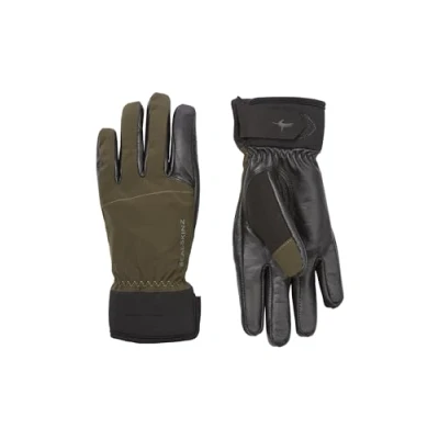 Image of SEALSKINZ Fordham Unisex Waterproof All Weather Leather Goatskin Gloves Sporting Glove Three Layer Insulation Technology