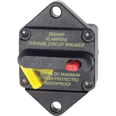 Image of Blue Sea Systems 7081 285 Series Circuit Breaker, Panel Mount, 30A DC