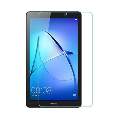 Image of For MediaPad T3 8.0 inch Tempered Glass Full Coverage 9H Hardness Screen Protector Huawei with Anti fingerprint Bubble Free Crystal Clear (MediaPad 8.0)