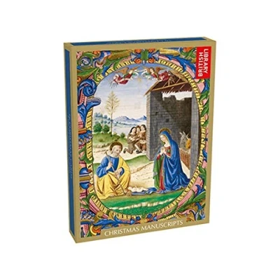 Image of Box of 16 Artistic Christmas Cards (MG XBTC229) Traditional from The British Library Collection by Museums &amp; Galleries Manuscripts