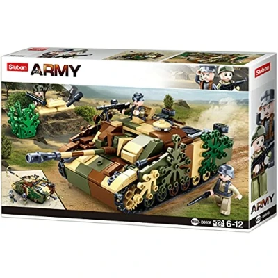 Image of Sluban M38 B0858 SL95718 (Suggestions) Armored Fighting Vehicle, Mehrfarbig, Medium
