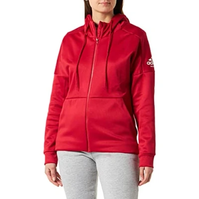 Image of Adidas TR70 115 Jacket Only stack logo on left sleeve Sport RedWhite 80 (150)