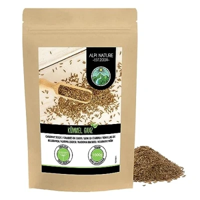 Image of Caraway Seeds Whole (1kg, 2.2 lb), 100% Natural, Without additives, Vegan