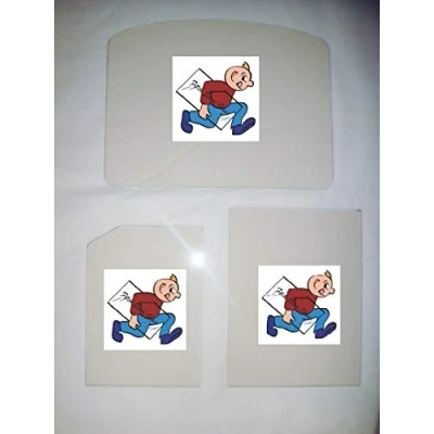Image of Tiger/Tiger Plus Stove Glass (370mm x 225mm) Plain