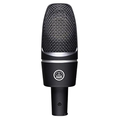 Image of AKG C3000 High Performance Large Diaphragm Condenser microphone, Studio cardioid switchable low cut filter, heavy duty die cast metal housing, attenuation pad Black