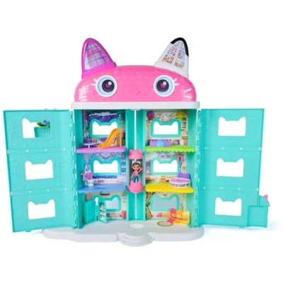 Image of Gabby&#039;s Dollhouse: The Movie, Gabby’s Meow mazing Dollhouse, with Toy Figure &amp; Dollhouse Accessories, Kids Toys for Girls Boys Ages 3 and Up