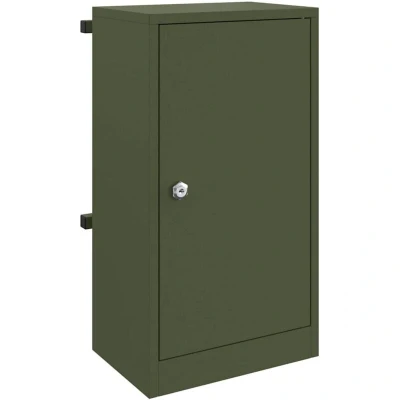 Image of vidaXL Mailbox Olive green 30 x 23 55 cm Steel
