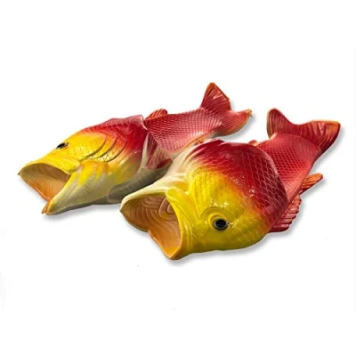 Image of Uniqstore Sandals Tricky Fish Funny Flops Slippers Creative Style Beach Shoes Simulation for Men Women Kids Unusual Gifts