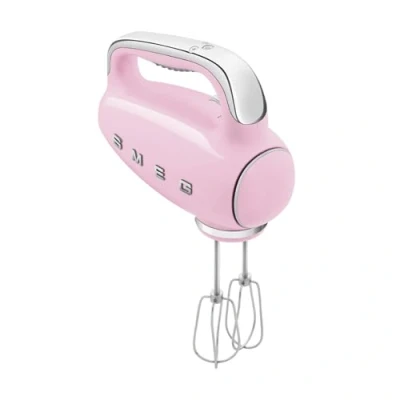 Image of Smeg HMF01PKUK 50s Retro Design Hand Mixer in Pink
