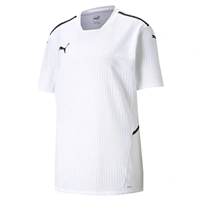 Image of PUMA Men&#039;S Teamcup Jersey Football Shirt, White, M