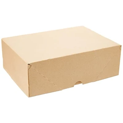 Image of Smartbox Self Locking Box Carton and Lid ,Brown, A4 305x215x100mm Ref 144667114 [Pack of 10]