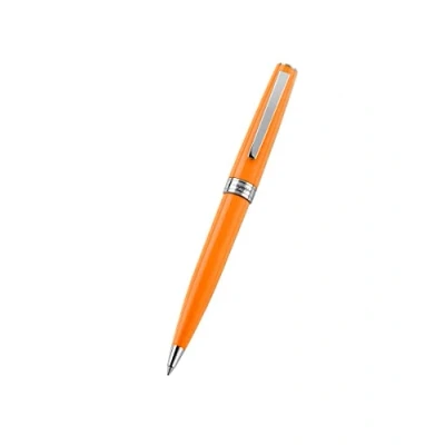 Image of Montegrappa Armonia ISA1RBAO Ballpoint Pen in Fine Resin Orange Length: 138 mm