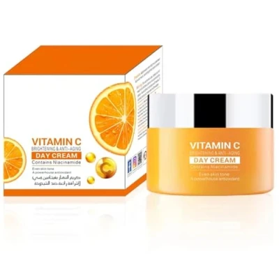 Image of Dr Rashel Vitamin C Day Cream, Face Cream Brightening &amp; Anti Aging Moisturizer for Neck, Hydrating Dark Spots Skin (Day Cream)