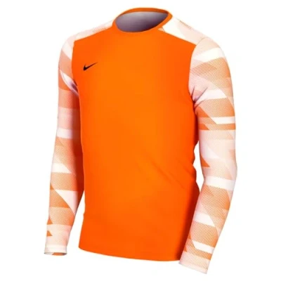 Image of NIKE CJ6072 819 Dri FIT Park IV Goalkeeper Sweatshirt Unisex Boys SAFETY ORANGE/WHITE/BLACK Size M