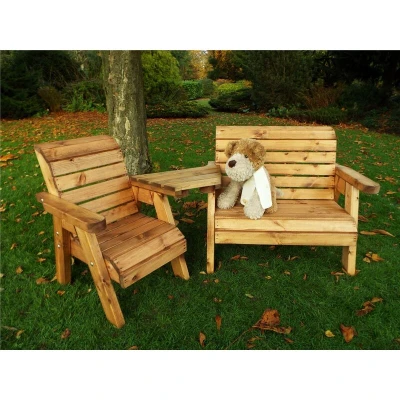 Image of Charles Taylor Kids Bench/chair/tray Angled W1800 D800 H770 Weight 22kg