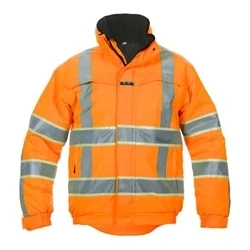 Image of India High Visibility Gid Pilot Jacket Orange 4XL