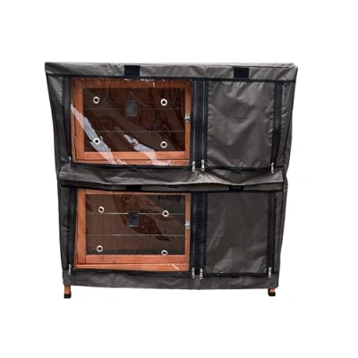Image of BUNNY BUSINESS 36&quot; Cover to FIT Rabbit/Guinea Pig Outdoor Hutch, Double Decker Rabbit Hutches on legs (BB 36 DDL COVER) only no Hutch…
