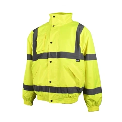 Image of Scan Hi Vis Bomber Jacket Yellow XXXL
