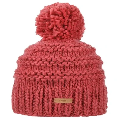 Image of Barts Jasmin Bobble Hat Beanie Winter Hat, pink, One Size