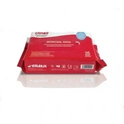 Image of Clinell Sporicidal Wipes 300mm x 210mm (Pack of 25) (CS25)
